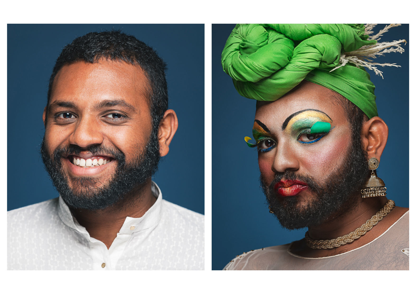 drag queen before and after