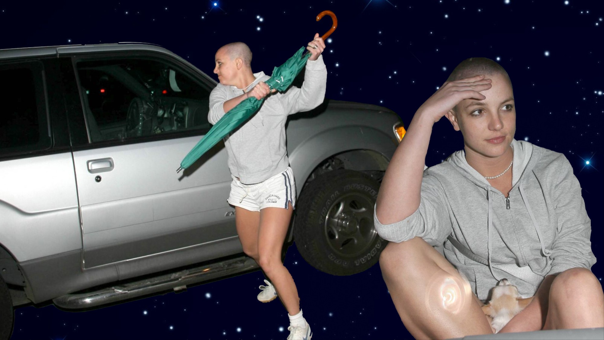 Paparazzo Auctioning Off Umbrella From Infamous Britney Spears.